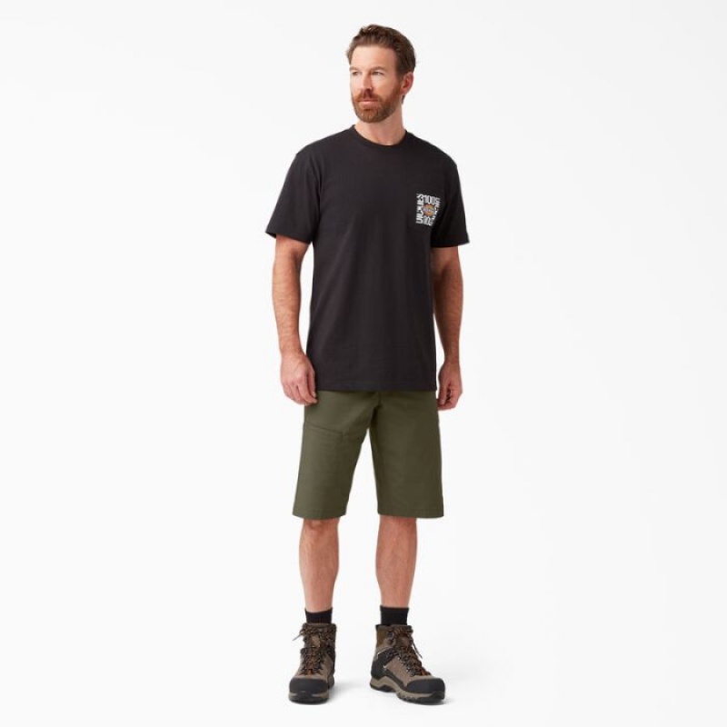 Dickies FLEX Cooling Regular Fit Utility Shorts, 13