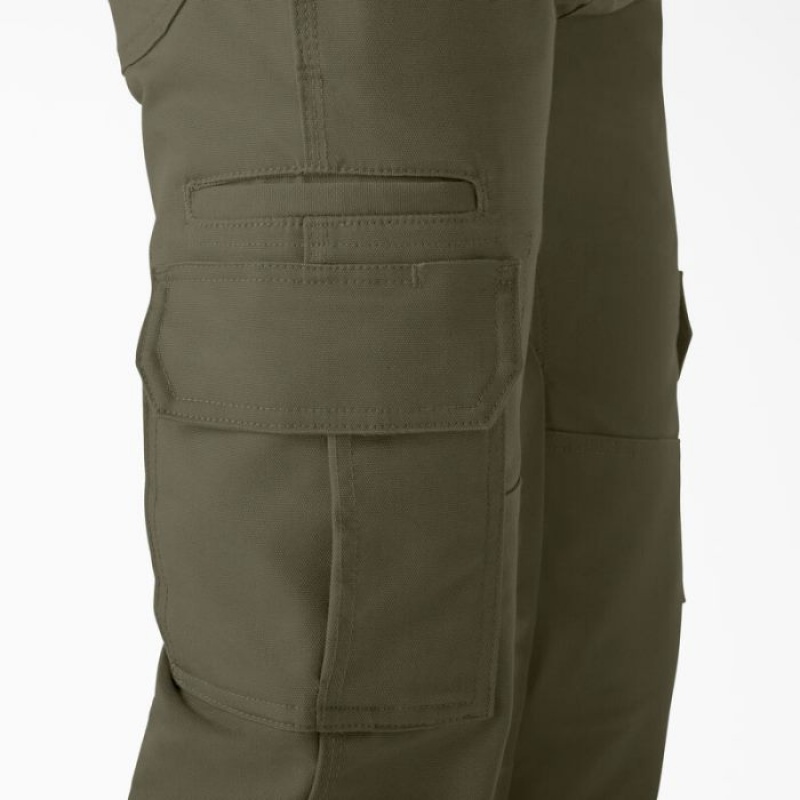 Dickies FLEX DuraTech Relaxed Fit Duck Cargo Pants Verzi | KBBA5916