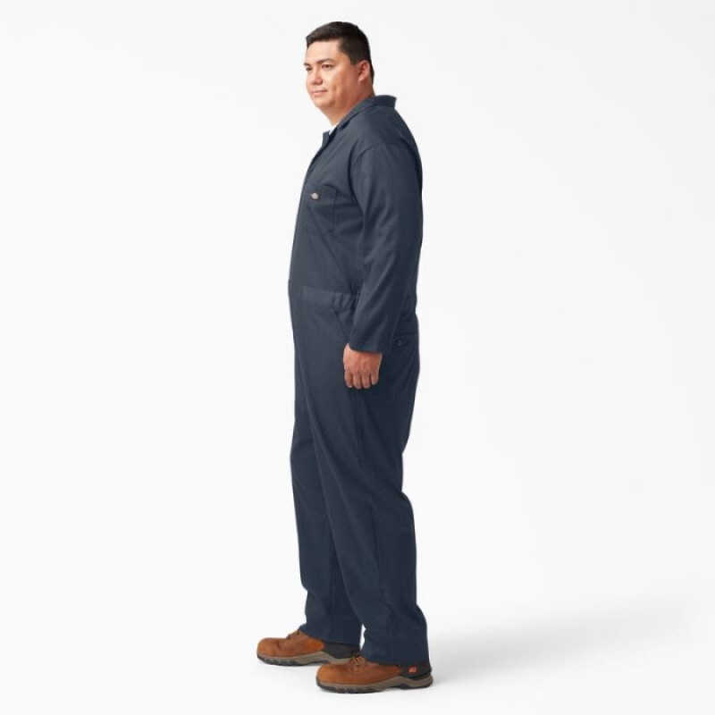 Dickies FLEX Long Sleeve Coveralls Bleumarin | ZCRE7023