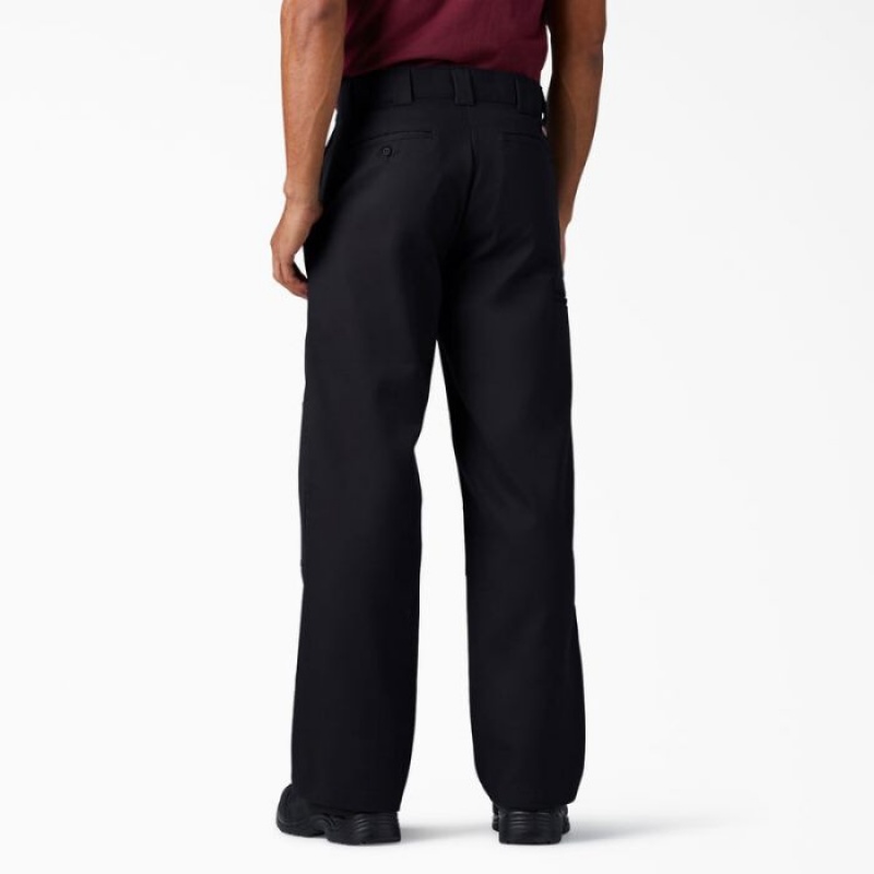 Dickies FLEX Loose Fit Double Knee Lucru Pants Negrii | XBXA6884