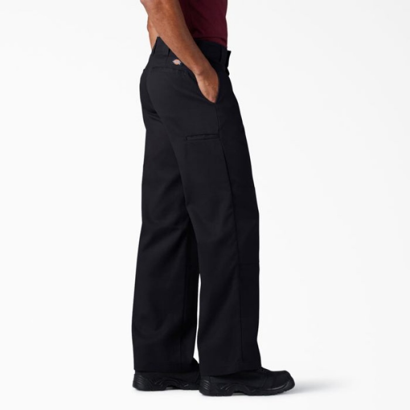 Dickies FLEX Loose Fit Double Knee Lucru Pants Negrii | XBXA6884