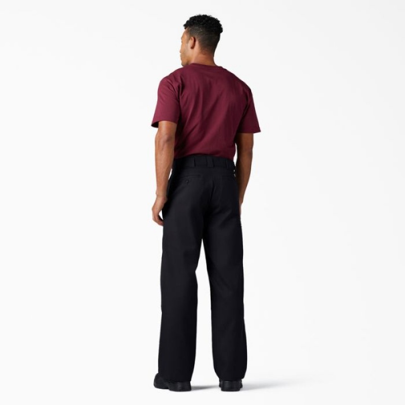 Dickies FLEX Loose Fit Double Knee Lucru Pants Negrii | XBXA6884