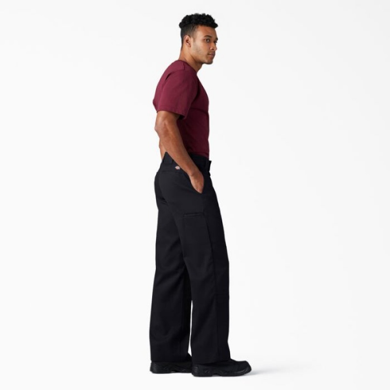 Dickies FLEX Loose Fit Double Knee Lucru Pants Negrii | XBXA6884