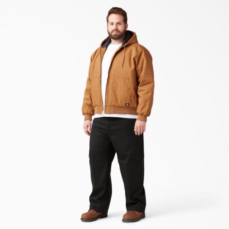 Dickies FLEX Loose Fit Double Knee Lucru Pants Negrii | XBXA6884