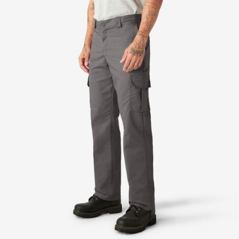 Dickies FLEX Regular Fit Cargo Pants Gri | PGDU2069