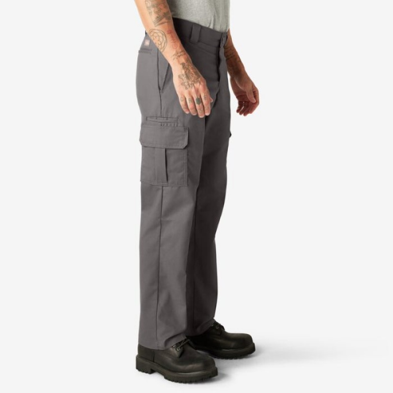 Dickies FLEX Regular Fit Cargo Pants Gri | PGDU2069