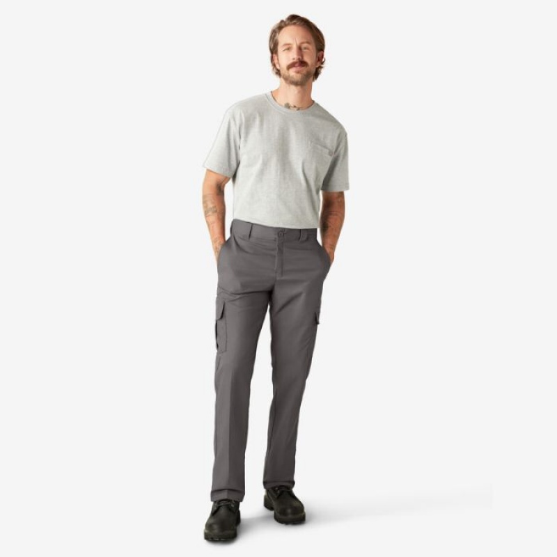 Dickies FLEX Regular Fit Cargo Pants Gri | PGDU2069