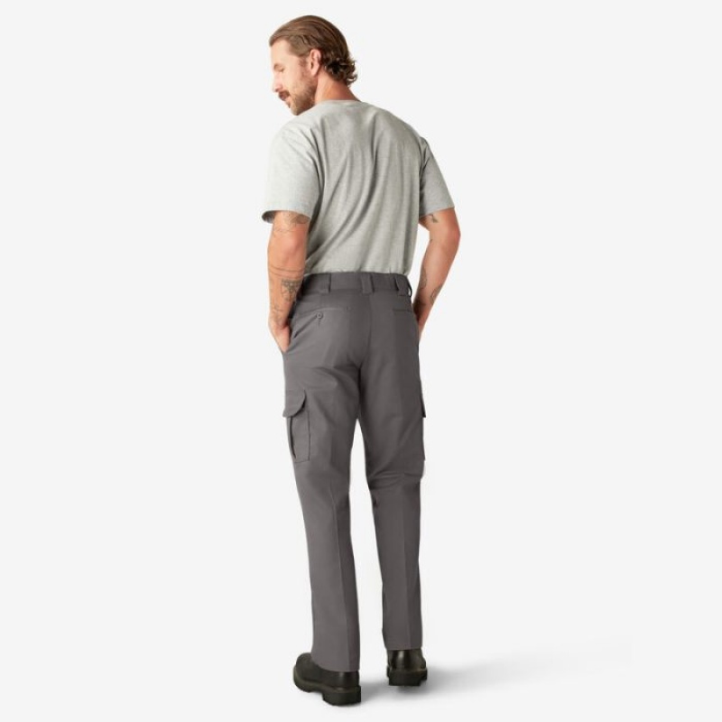 Dickies FLEX Regular Fit Cargo Pants Gri | PGDU2069