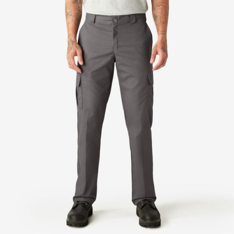 Dickies FLEX Regular Fit Cargo Pants Gri | PGDU2069