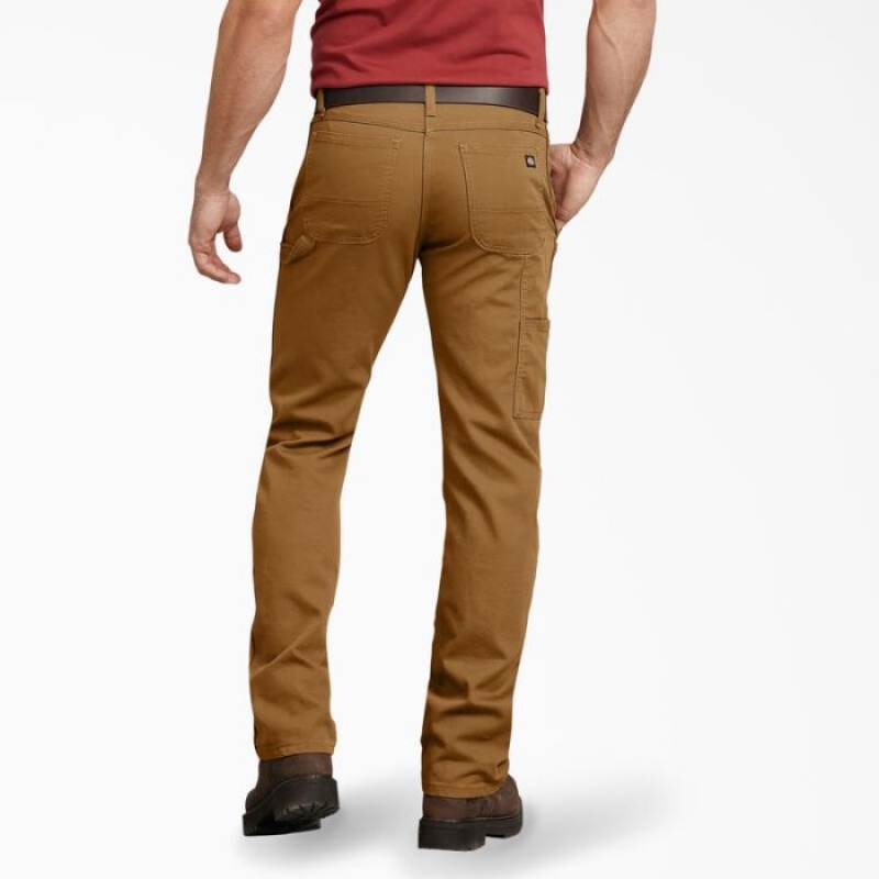 Dickies FLEX Regular Fit Duck Carpenter Pants Maro | EASL5187