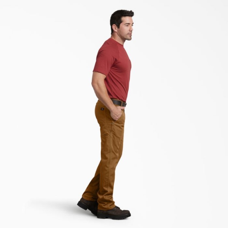 Dickies FLEX Regular Fit Duck Carpenter Pants Maro | EASL5187