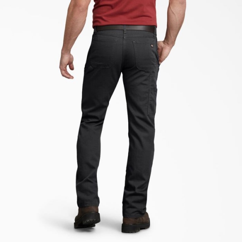 Dickies FLEX Regular Fit Duck Carpenter Pants Negrii | DUHY4861