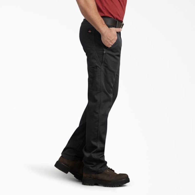 Dickies FLEX Regular Fit Duck Carpenter Pants Negrii | DUHY4861