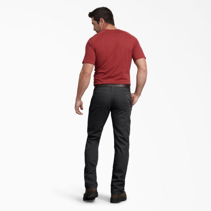 Dickies FLEX Regular Fit Duck Carpenter Pants Negrii | DUHY4861