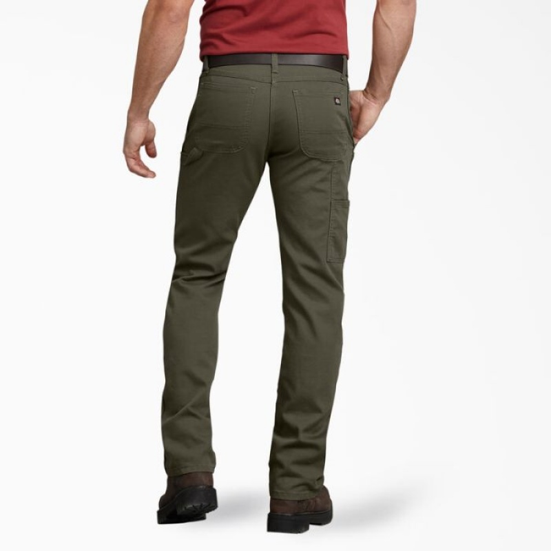 Dickies FLEX Regular Fit Duck Carpenter Pants Verzi | QUVX6584