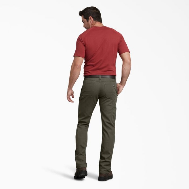 Dickies FLEX Regular Fit Duck Carpenter Pants Verzi | QUVX6584