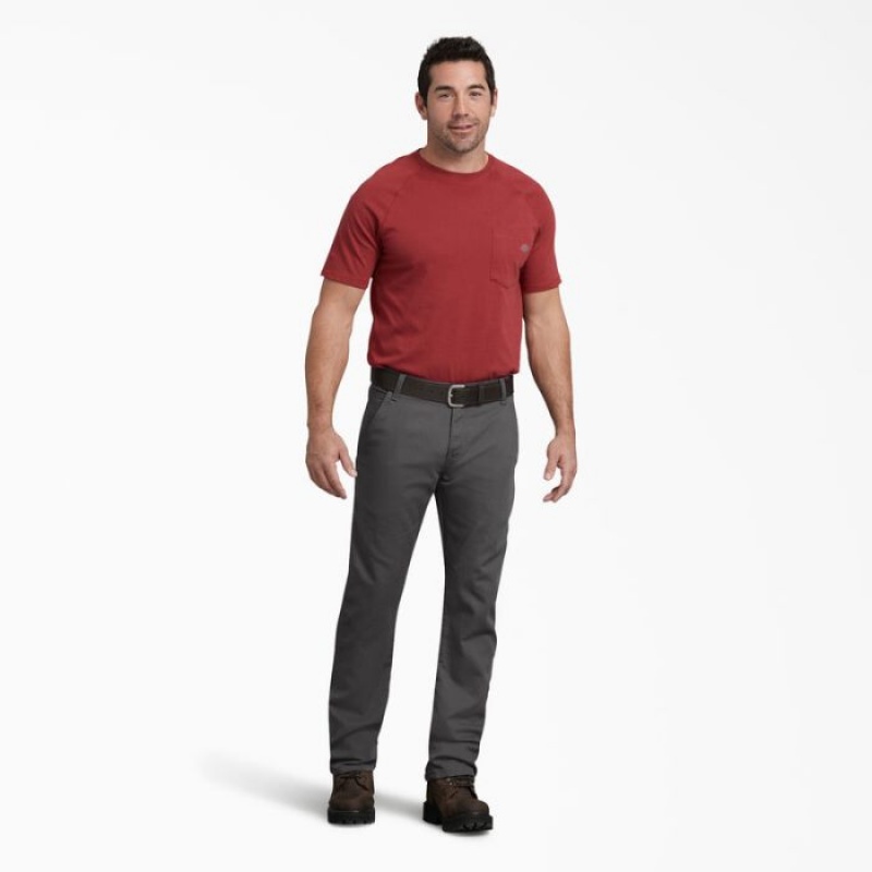 Dickies FLEX Regular Fit Duck Carpenter Pants Gri | DJVB2978