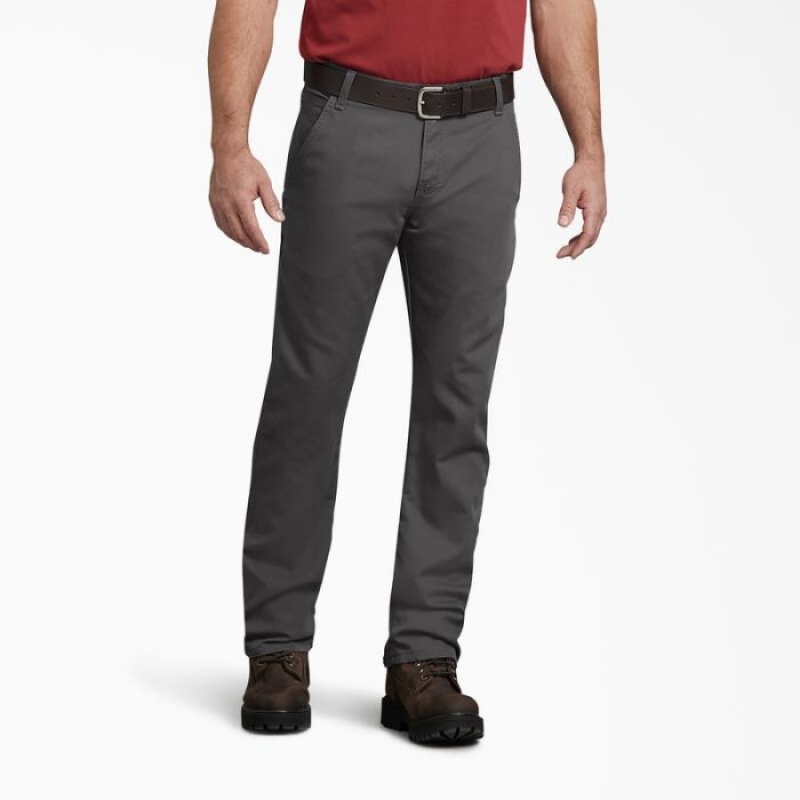 Dickies FLEX Regular Fit Duck Carpenter Pants Gri | DJVB2978