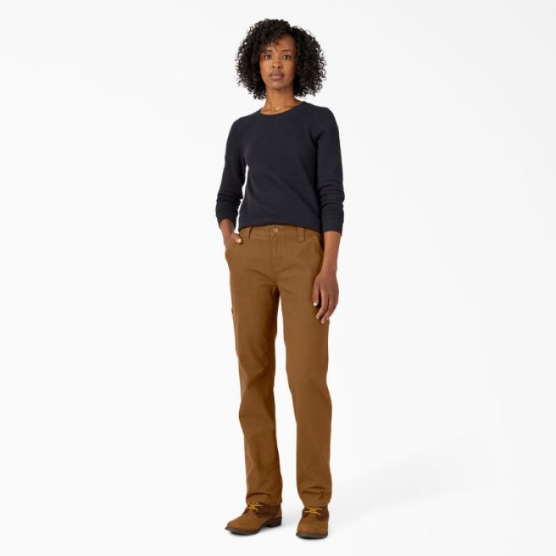 Dickies FLEX Relaxed Drept Fit Duck Carpenter Pants Regular | YLXX2911