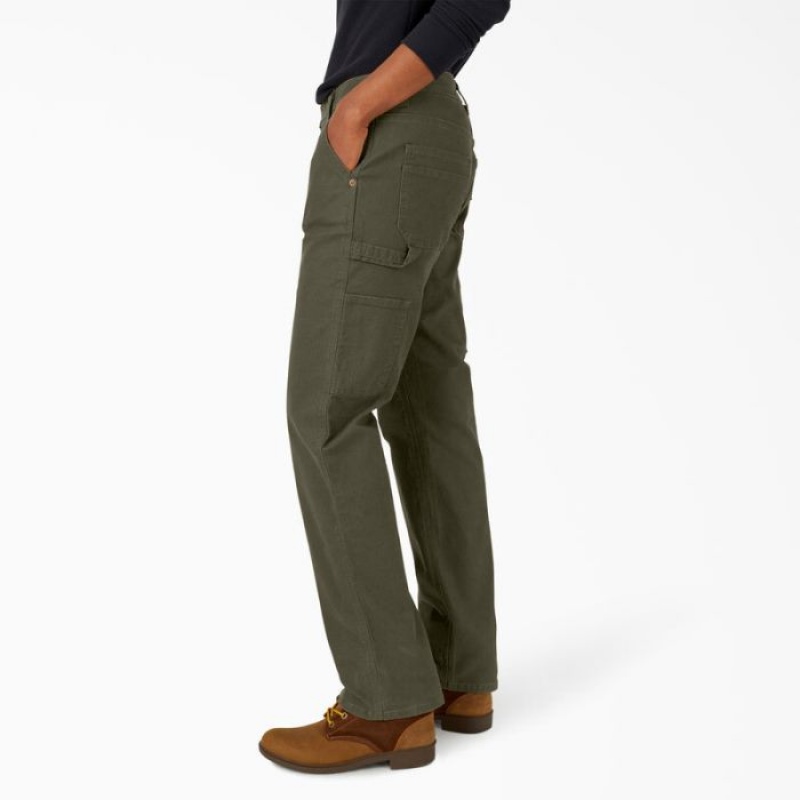 Dickies FLEX Relaxed Drept Fit Duck Carpenter Pants Regular | HLAF9697