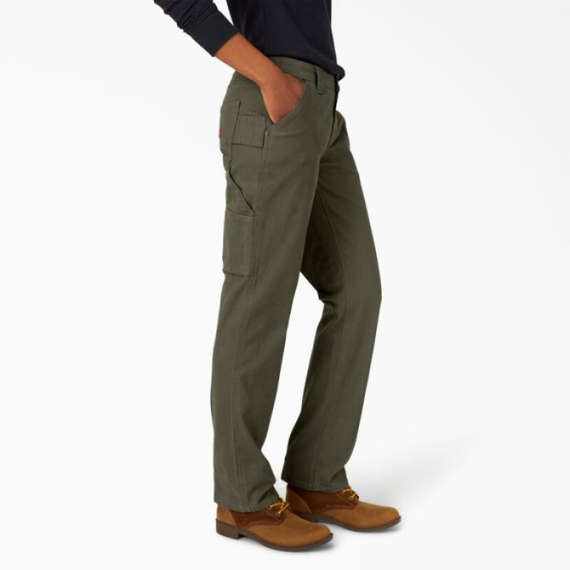 Dickies FLEX Relaxed Drept Fit Duck Carpenter Pants Regular | HLAF9697