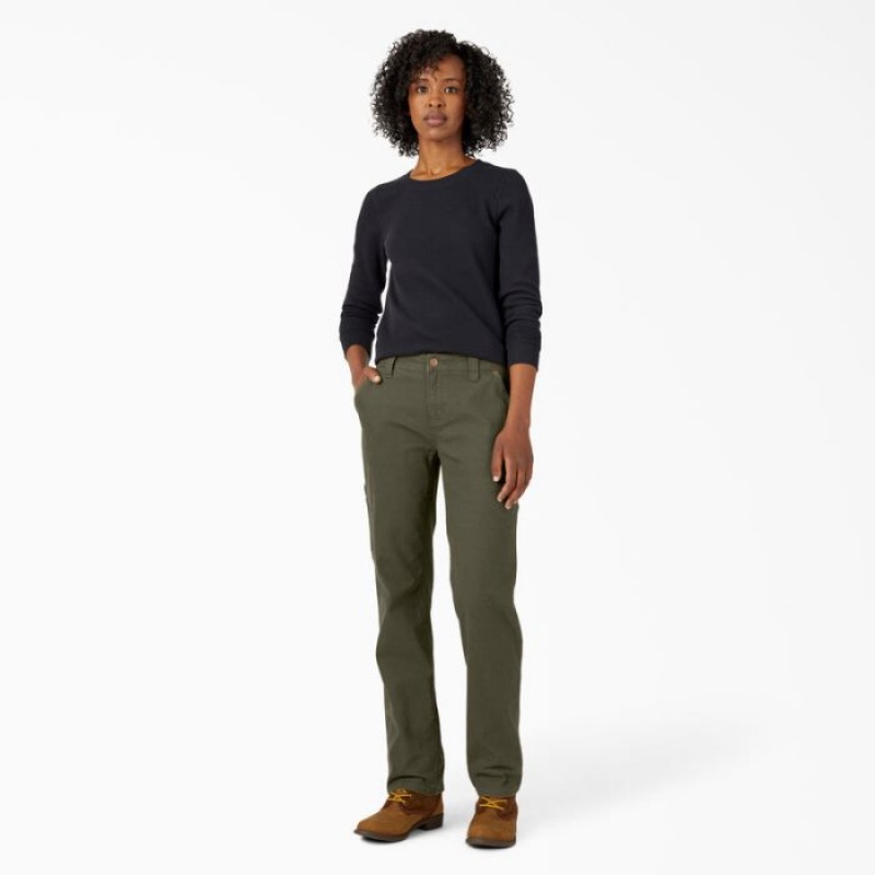 Dickies FLEX Relaxed Drept Fit Duck Carpenter Pants Regular | HLAF9697