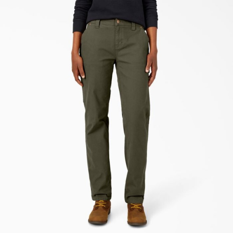 Dickies FLEX Relaxed Drept Fit Duck Carpenter Pants Regular | HLAF9697