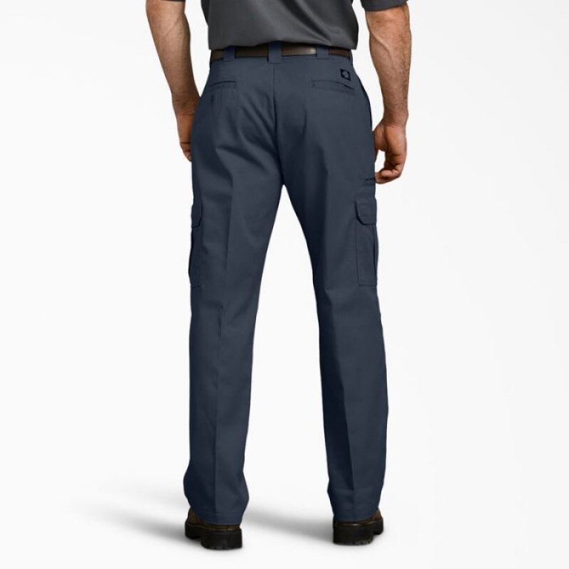 Dickies FLEX Relaxed Fit Cargo Pants Bleumarin | PJQB0394