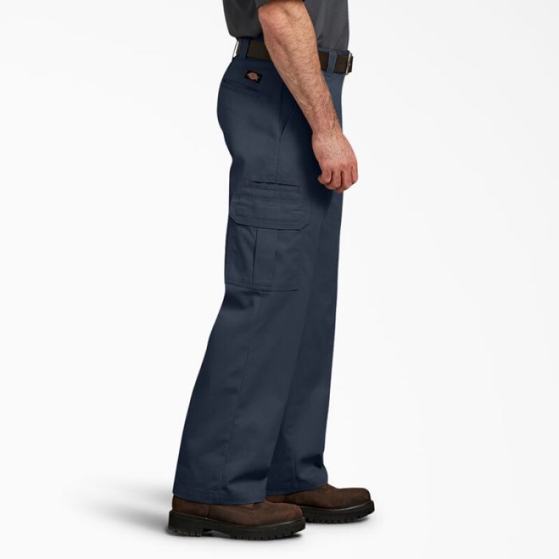 Dickies FLEX Relaxed Fit Cargo Pants Bleumarin | PJQB0394
