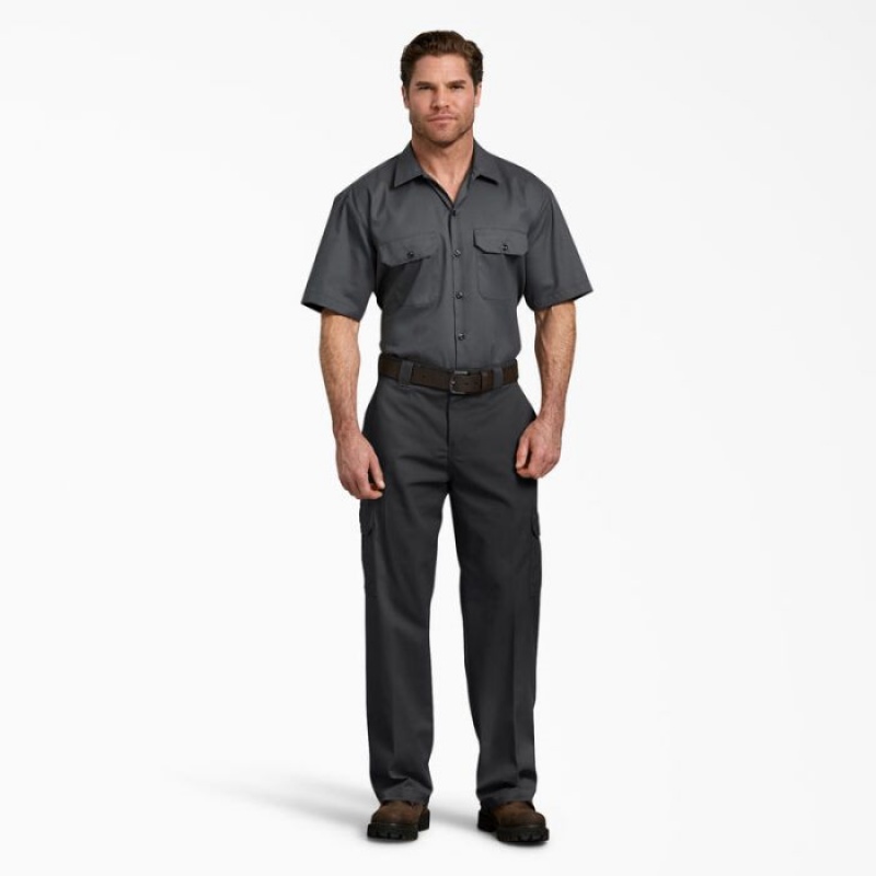 Dickies FLEX Relaxed Fit Cargo Pants Negrii | BQYH5703