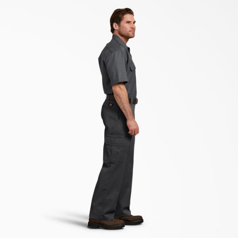Dickies FLEX Relaxed Fit Cargo Pants Negrii | BQYH5703