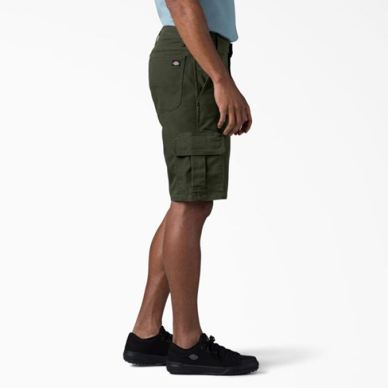 Dickies FLEX Relaxed Fit Duck Cargo Shorts, 11