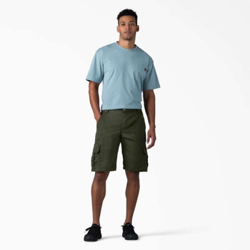 Dickies FLEX Relaxed Fit Duck Cargo Shorts, 11