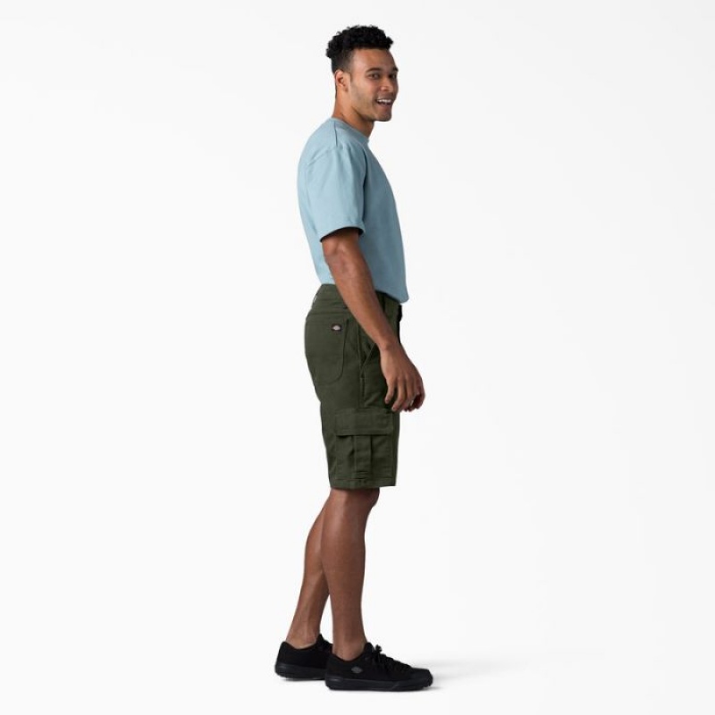 Dickies FLEX Relaxed Fit Duck Cargo Shorts, 11