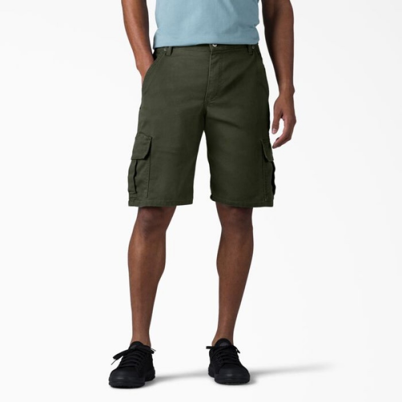 Dickies FLEX Relaxed Fit Duck Cargo Shorts, 11\