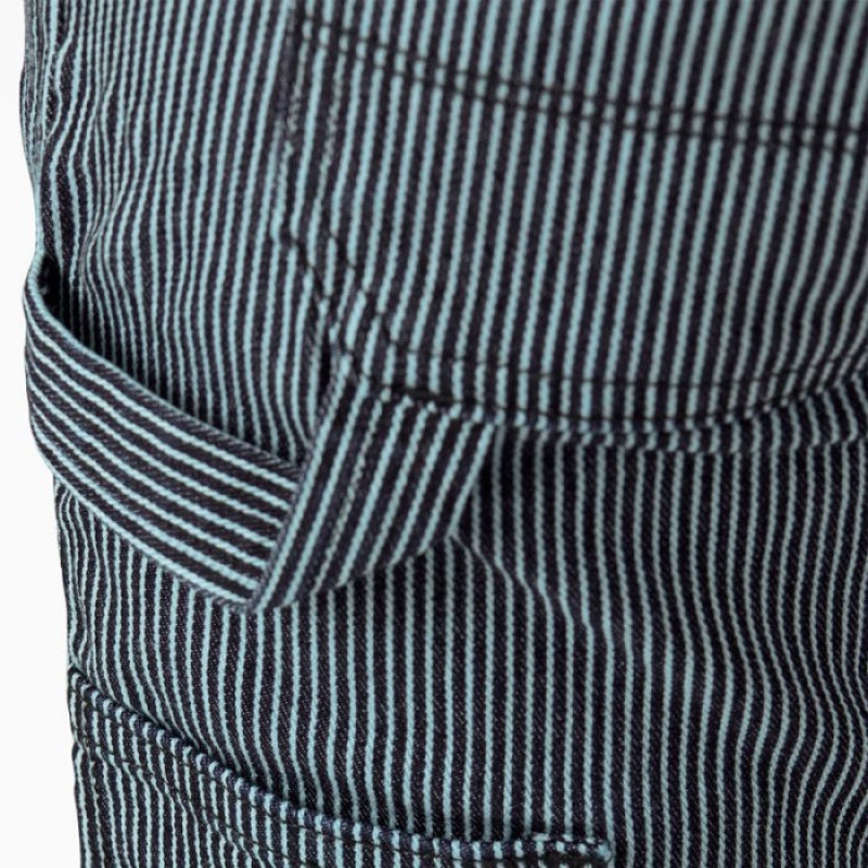 Dickies FLEX Relaxed Fit Hickory Stripe Carpenter Pants Regular | XWOE9973