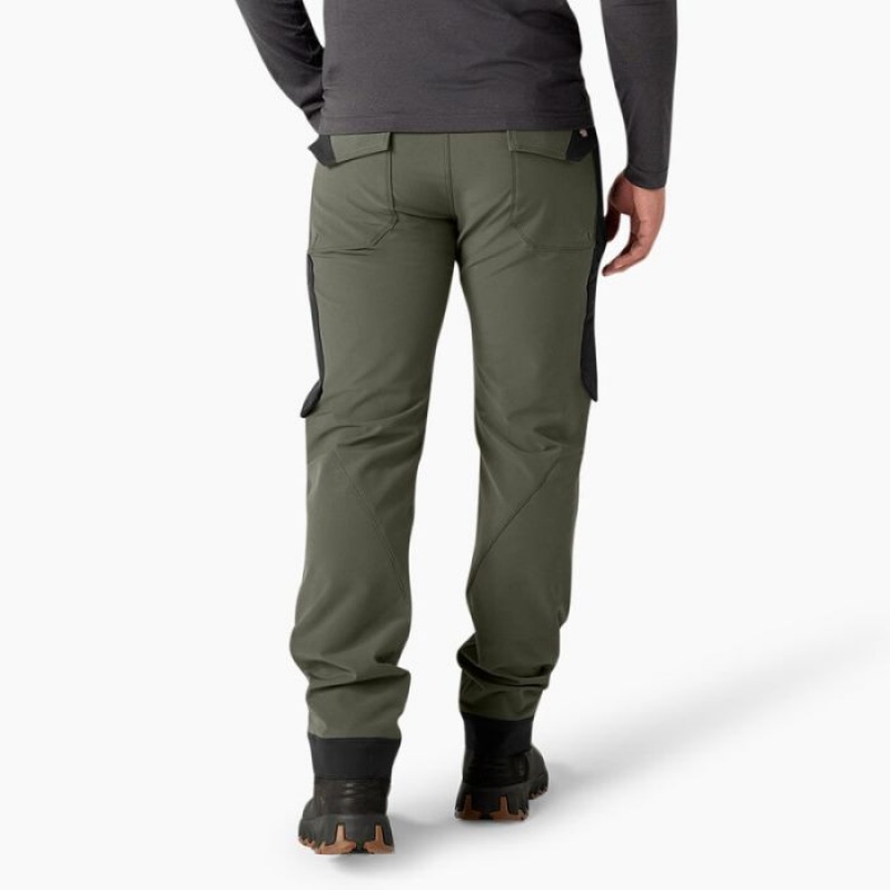 Dickies FLEX Slim Fit Double Knee Tapered Pants Negrii | QNMD3924