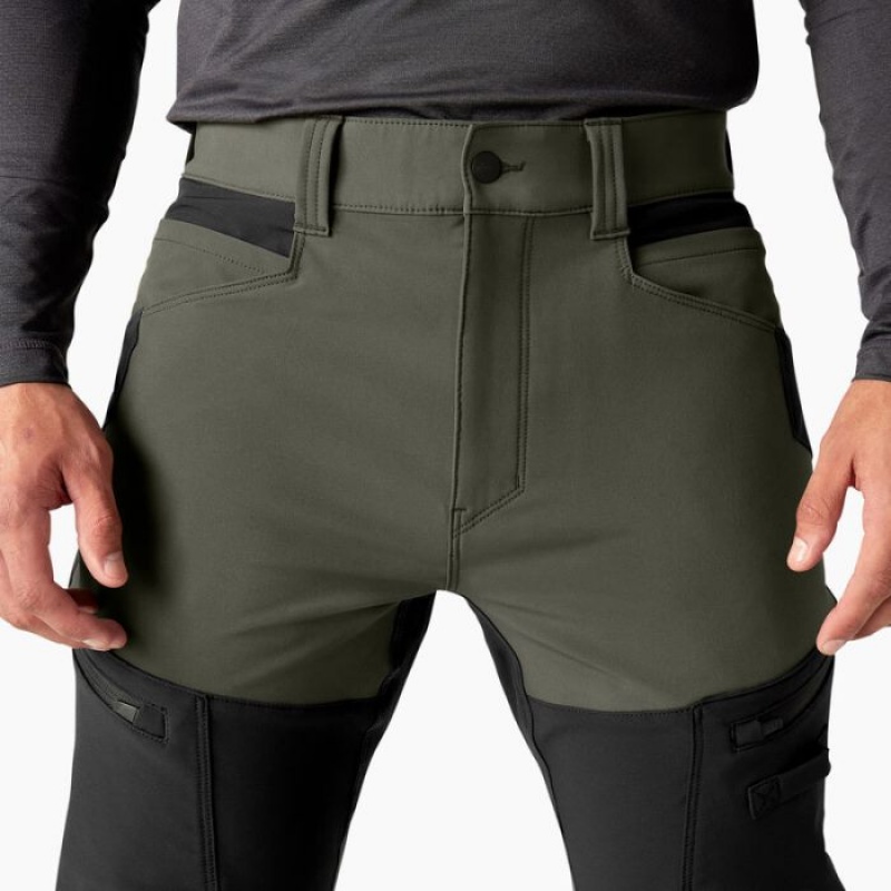 Dickies FLEX Slim Fit Double Knee Tapered Pants Negrii | QNMD3924