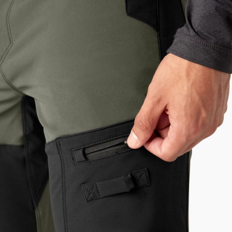 Dickies FLEX Slim Fit Double Knee Tapered Pants Negrii | QNMD3924