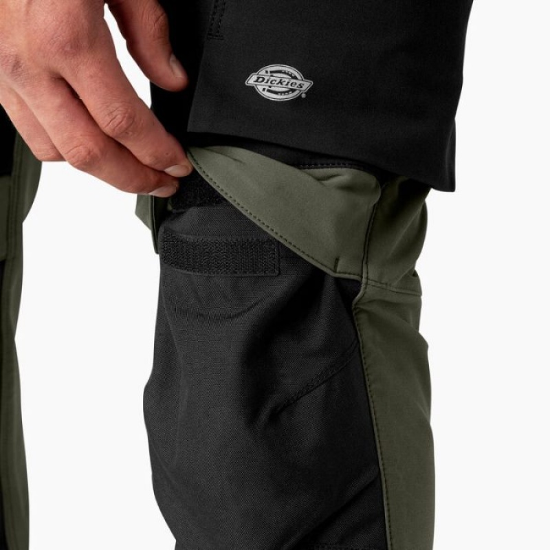 Dickies FLEX Slim Fit Double Knee Tapered Pants Negrii | QNMD3924