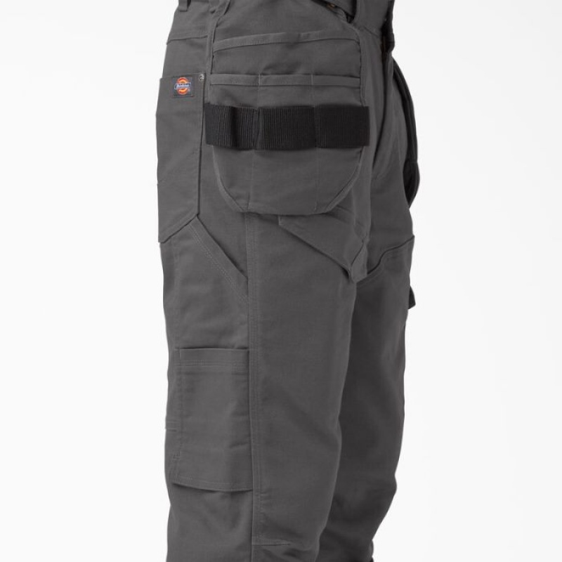 Dickies FLEX Temp-iQ 365 Regular Fit Duck Pants Rinsed Slate | QDDX0077