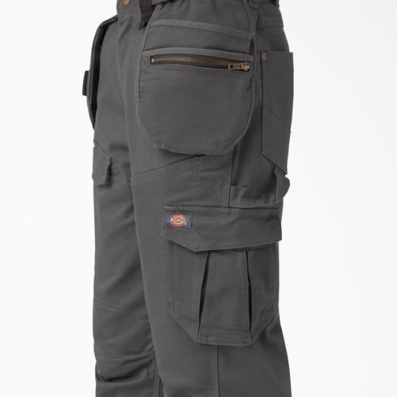 Dickies FLEX Temp-iQ 365 Regular Fit Duck Pants Rinsed Slate | QDDX0077