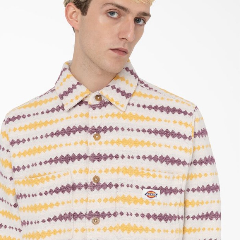 Dickies Falkville Long Sleeve Shirt Violet | XIWV2598