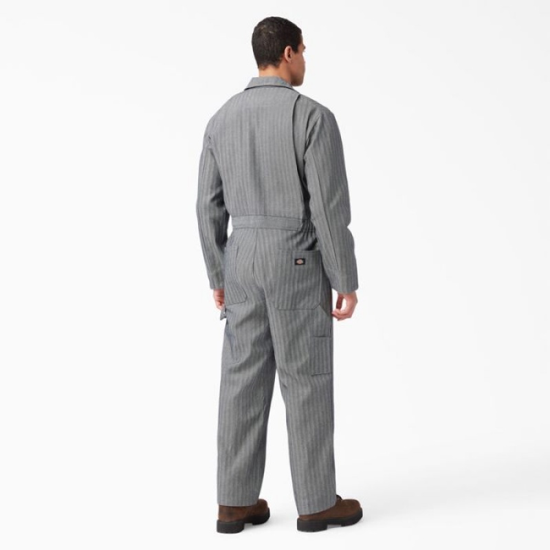 Dickies Fisher In Dungi Coveralls Stripes | PIOX0478