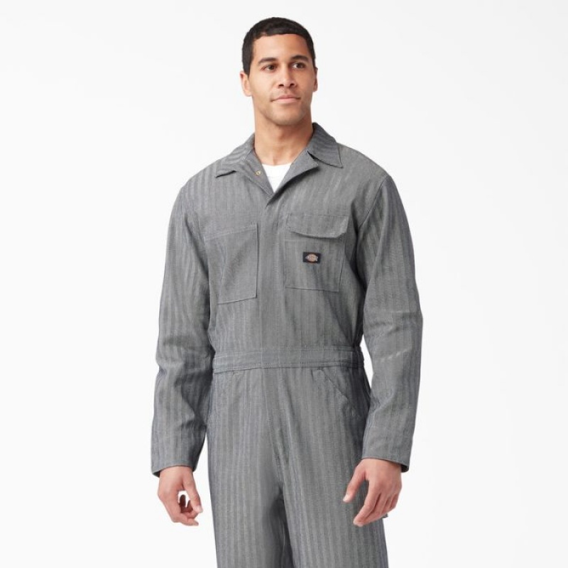 Dickies Fisher In Dungi Coveralls Stripes | PIOX0478