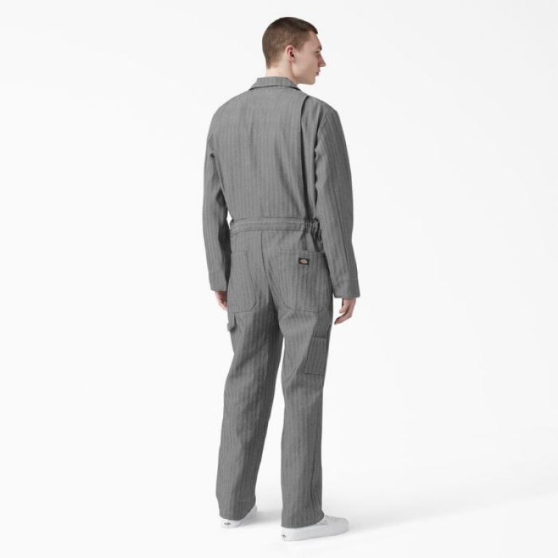 Dickies Fisher In Dungi Coveralls Stripes | PIOX0478
