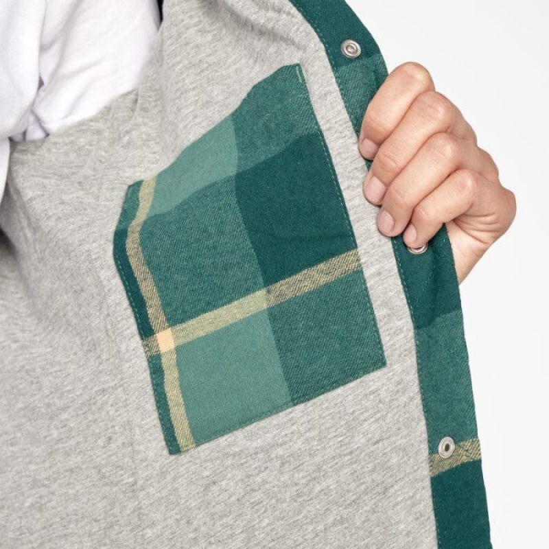 Dickies Flannel Cu Glugă Shirt Jacket Mallard Campside Plaid | RWDY3555