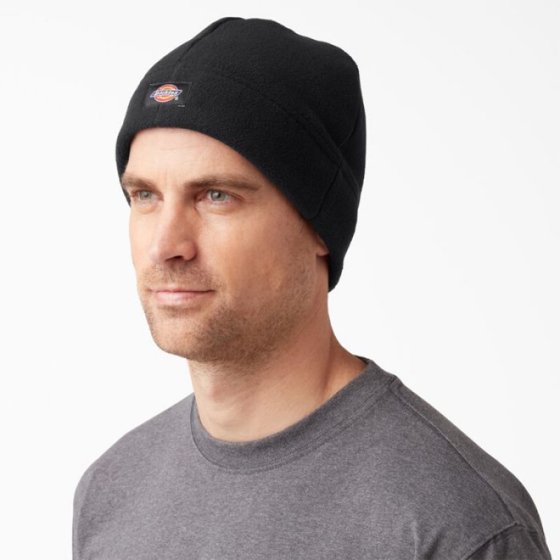 Dickies Fleece Beanie Negrii | YHRO4488