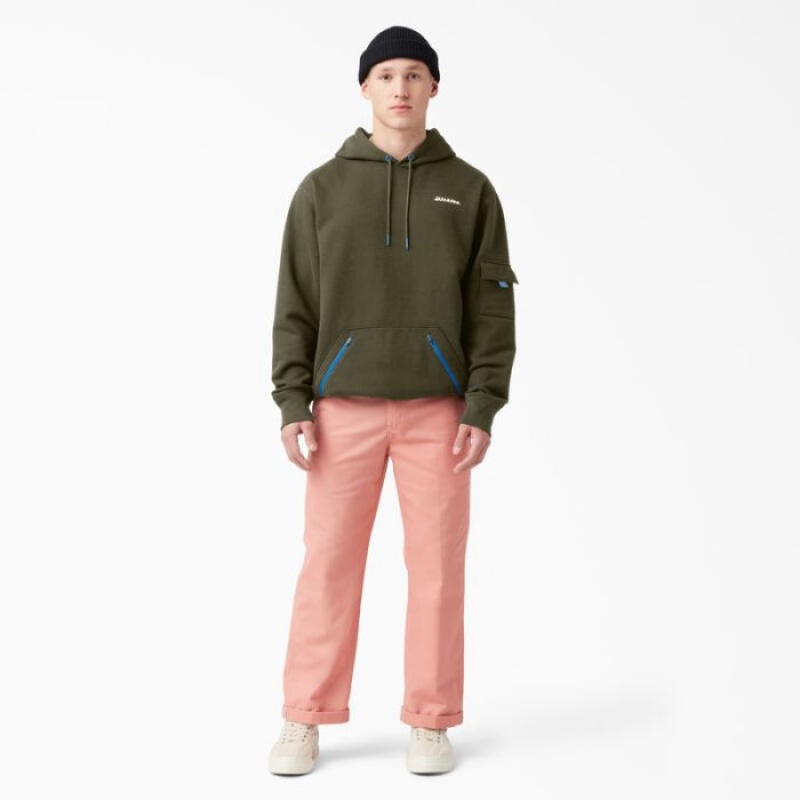 Dickies Fleece Cargo Hoodie Regular | JJQB5841