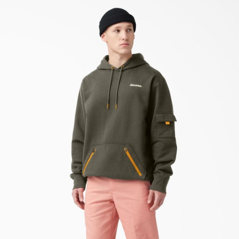 Dickies Fleece Cargo Hoodie Regular | JJQB5841